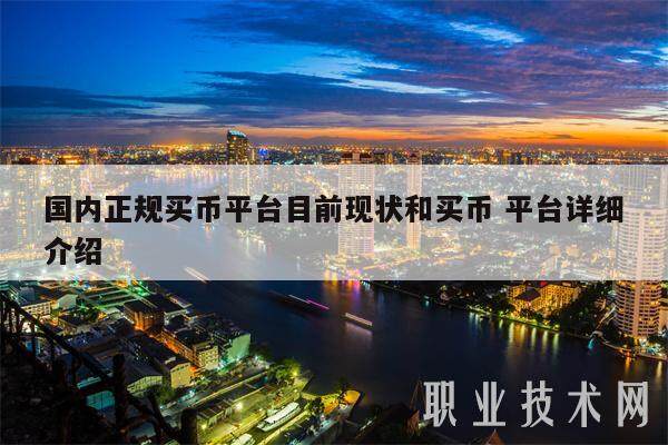 国内正规买币平台目前现状和买币 平台详细介绍