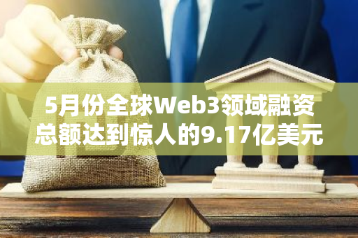 5月份全球Web3领域融资总额达到惊人的9.17亿美元，彰显其巨大潜力