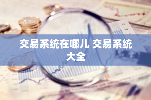交易系统在哪儿 交易系统大全