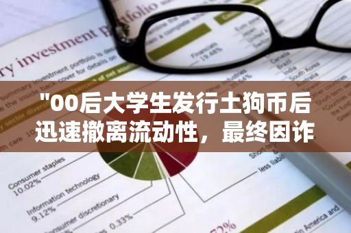 "00后大学生发行土狗币后迅速撤离流动性，最终因诈骗罪被判刑4年6个月并罚款3万元"