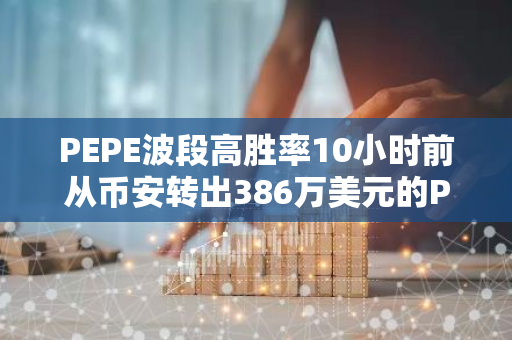 PEPE波段高胜率10小时前从币安转出386万美元的PEPE和SHIB