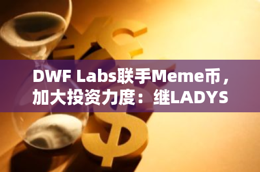 DWF Labs联手Meme币，加大投资力度：继LADYS、FLOKI之后，第三项合作计划正在紧锣密鼓进行中