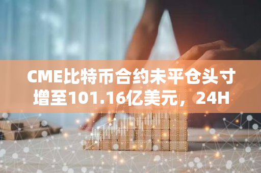 CME比特币合约未平仓头寸增至101.16亿美元，24H涨幅2.56%