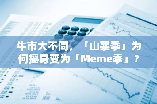 牛市大不同，「山寨季」为何摇身变为「Meme季」？