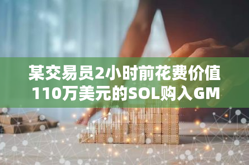 某交易员2小时前花费价值110万美元的SOL购入GME和KITTY代币