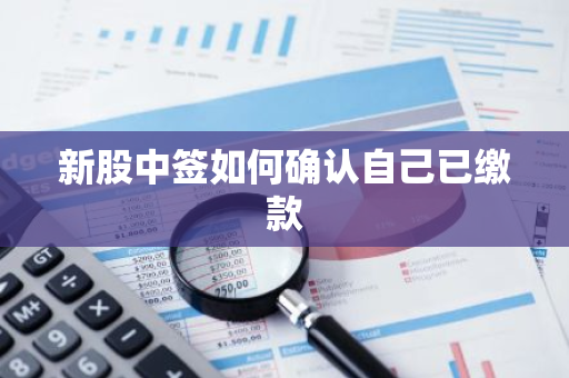 新股中签如何确认自己已缴款