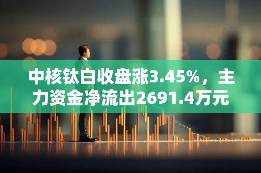 中核钛白收盘涨3.45%，主力资金净流出2691.4万元