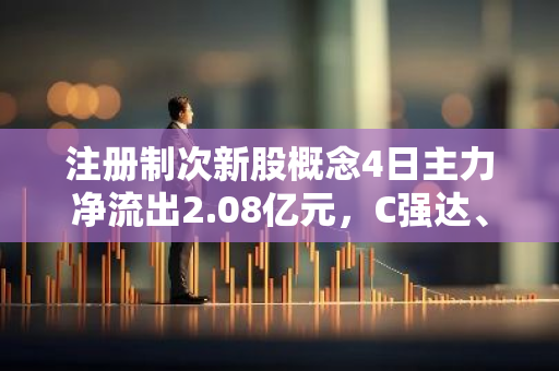 注册制次新股概念4日主力净流出2.08亿元，C强达、C拉普居前