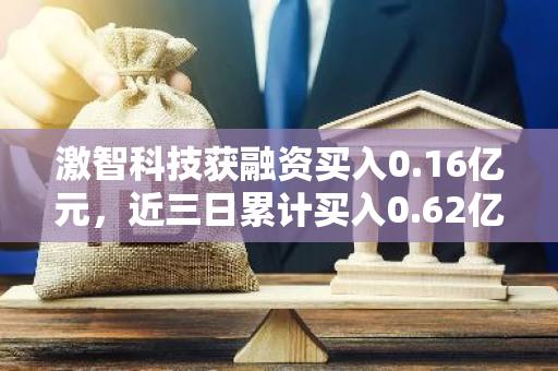 激智科技获融资买入0.16亿元，近三日累计买入0.62亿元