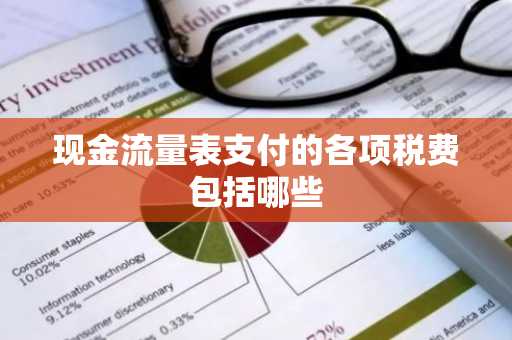 现金流量表支付的各项税费包括哪些
