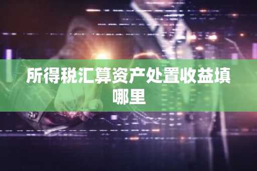 所得税汇算资产处置收益填哪里