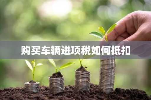购买车辆进项税如何抵扣