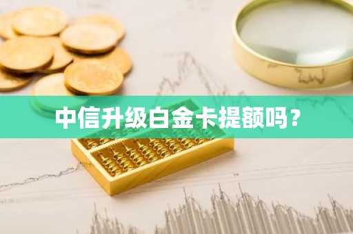 中信升级白金卡提额吗？