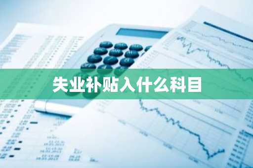 失业补贴入什么科目
