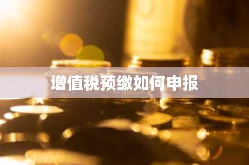 增值税预缴如何申报