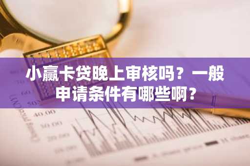 小赢卡贷晚上审核吗？一般申请条件有哪些啊？